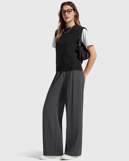 Pantalones Casuales de Vestir de Talle Alto ShiftReady