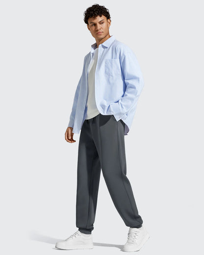 Pantalones de chándal térmicos con cordón y forro polar para hombre Smoofit