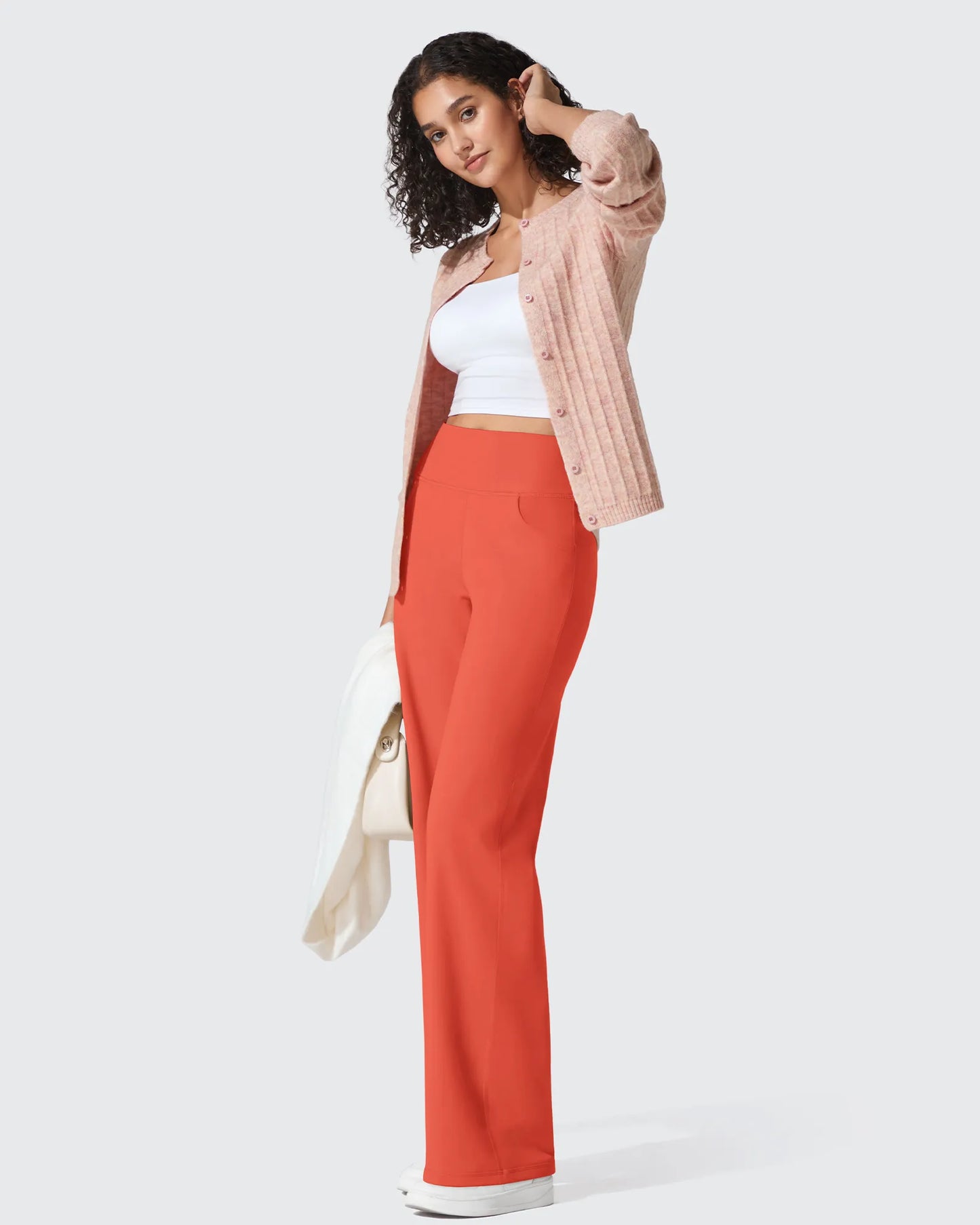 Pantalones de vestir de talle alto sin costuras BareFeel