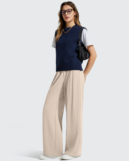 Pantalones Casuales de Vestir de Talle Alto ShiftReady