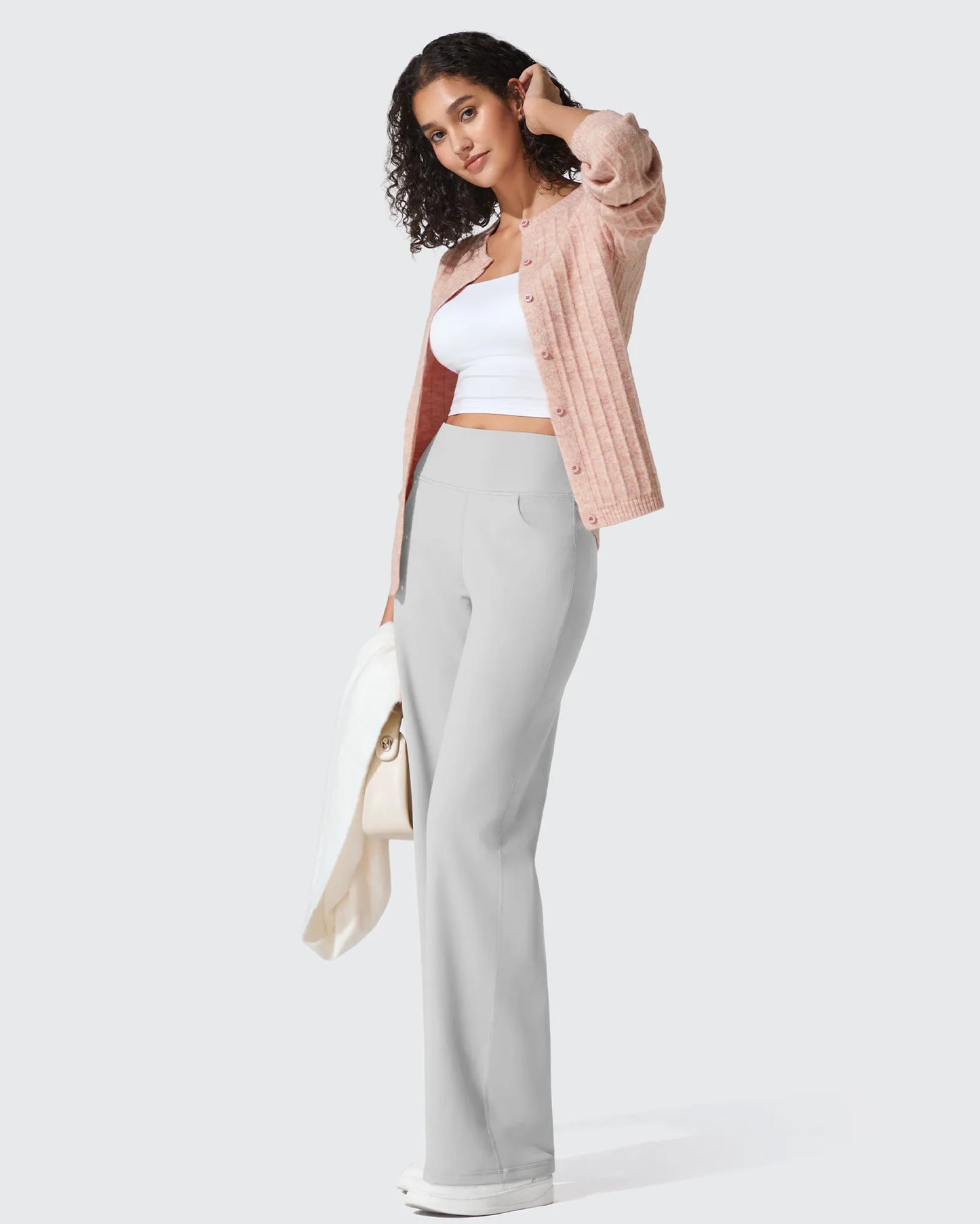 Pantalones de vestir de talle alto sin costuras BareFeel