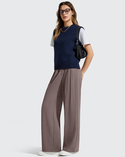 Pantalones Casuales de Vestir de Talle Alto ShiftReady