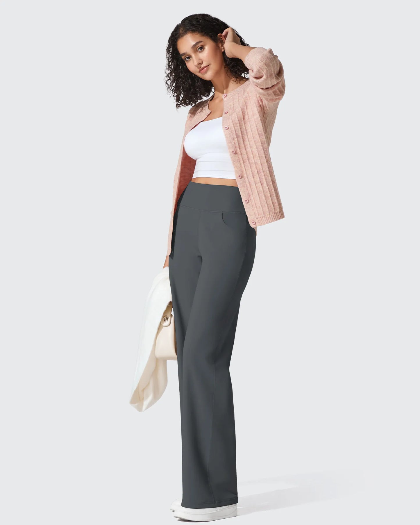 Pantalones de vestir de talle alto sin costuras BareFeel