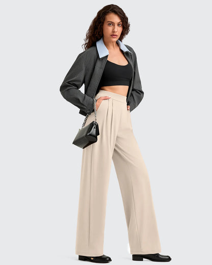 Pantalones Casuales de Vestir de Talle Alto ShiftReady