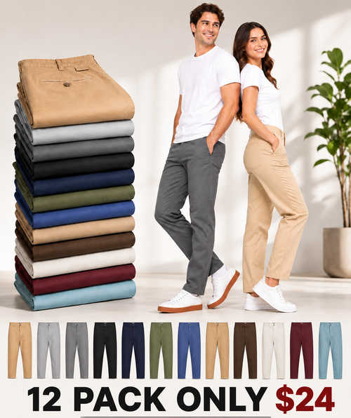 🔥 Limited-Time 12-Piece Set – Unisex Work Pants