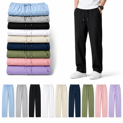 Limited-Time 12-Piece Set –  100% Cotton Linen Pantsfor Men & Women