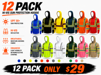 12-PACK Blue + Black + Yellow + Navy Blue + Orange + Red + Gray + Lime Green + White + Dark Green + Pink + Khaki