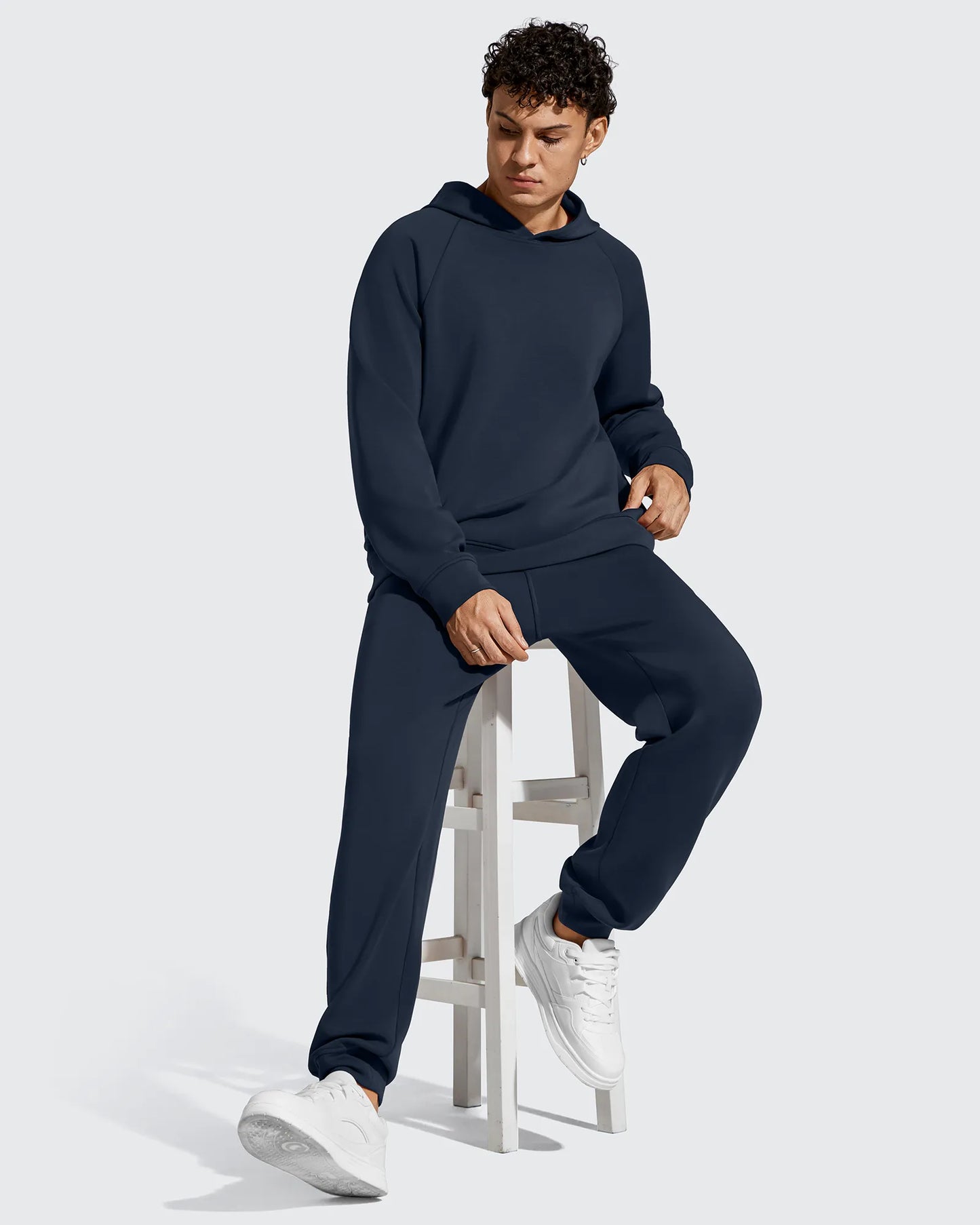 Pantalones de chándal térmicos con cordón y forro polar para hombre Smoofit