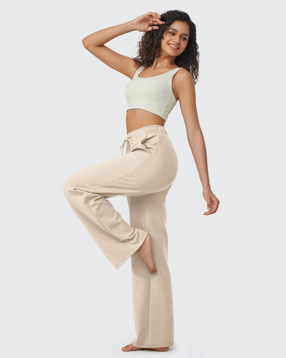 Pantalones casuales con cordón y forro polar EverGoing