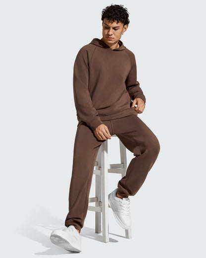 Pantalones de chándal térmicos con cordón y forro polar para hombre Smoofit