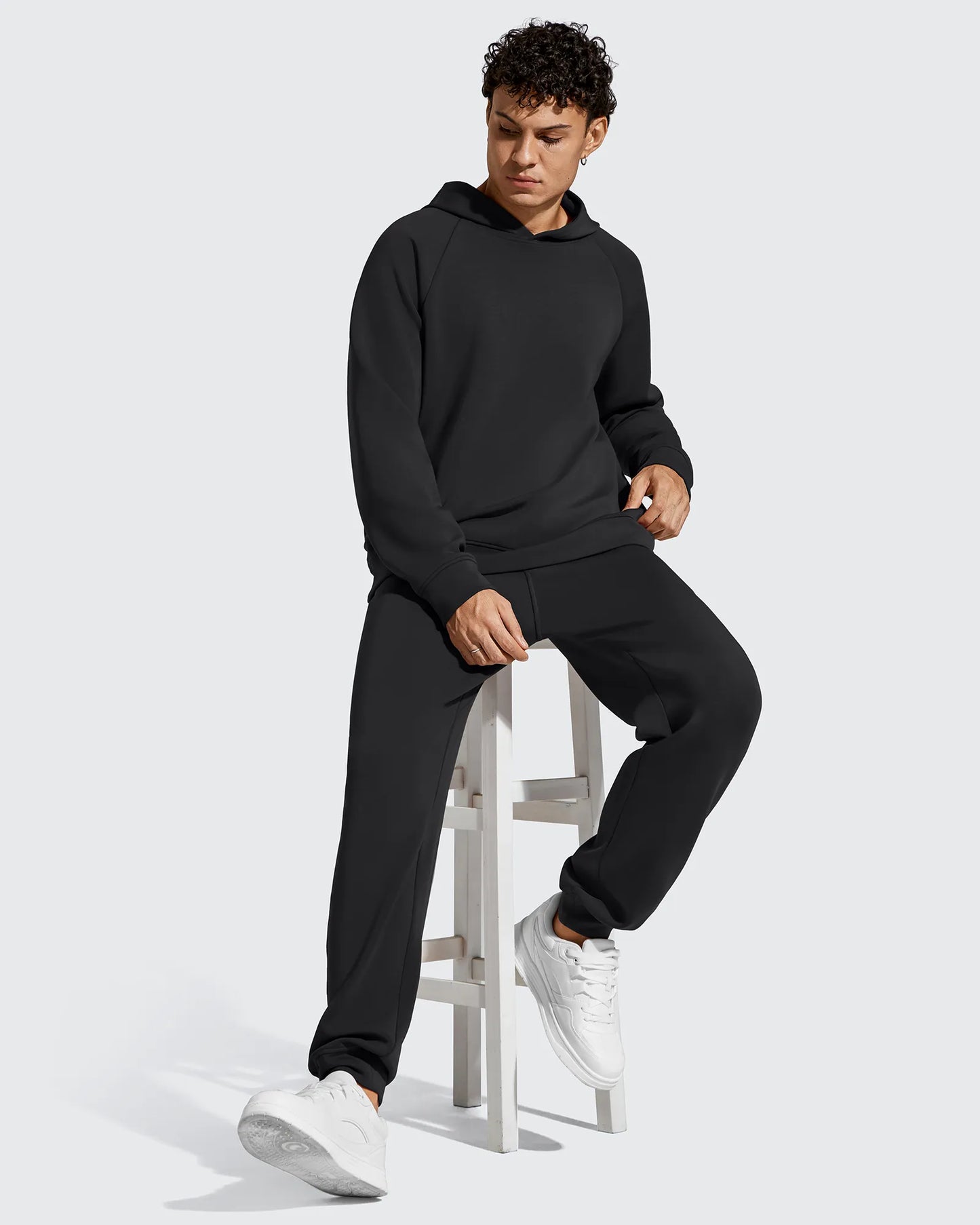 Pantalones de chándal térmicos con cordón y forro polar para hombre Smoofit
