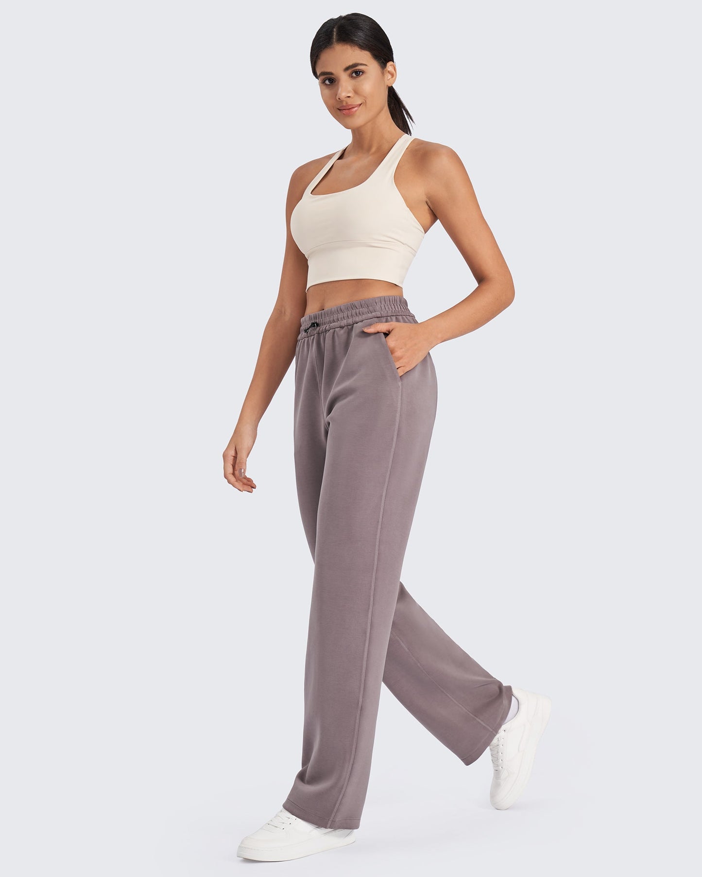 Pantalones cortos anchos de cintura media Smoofit