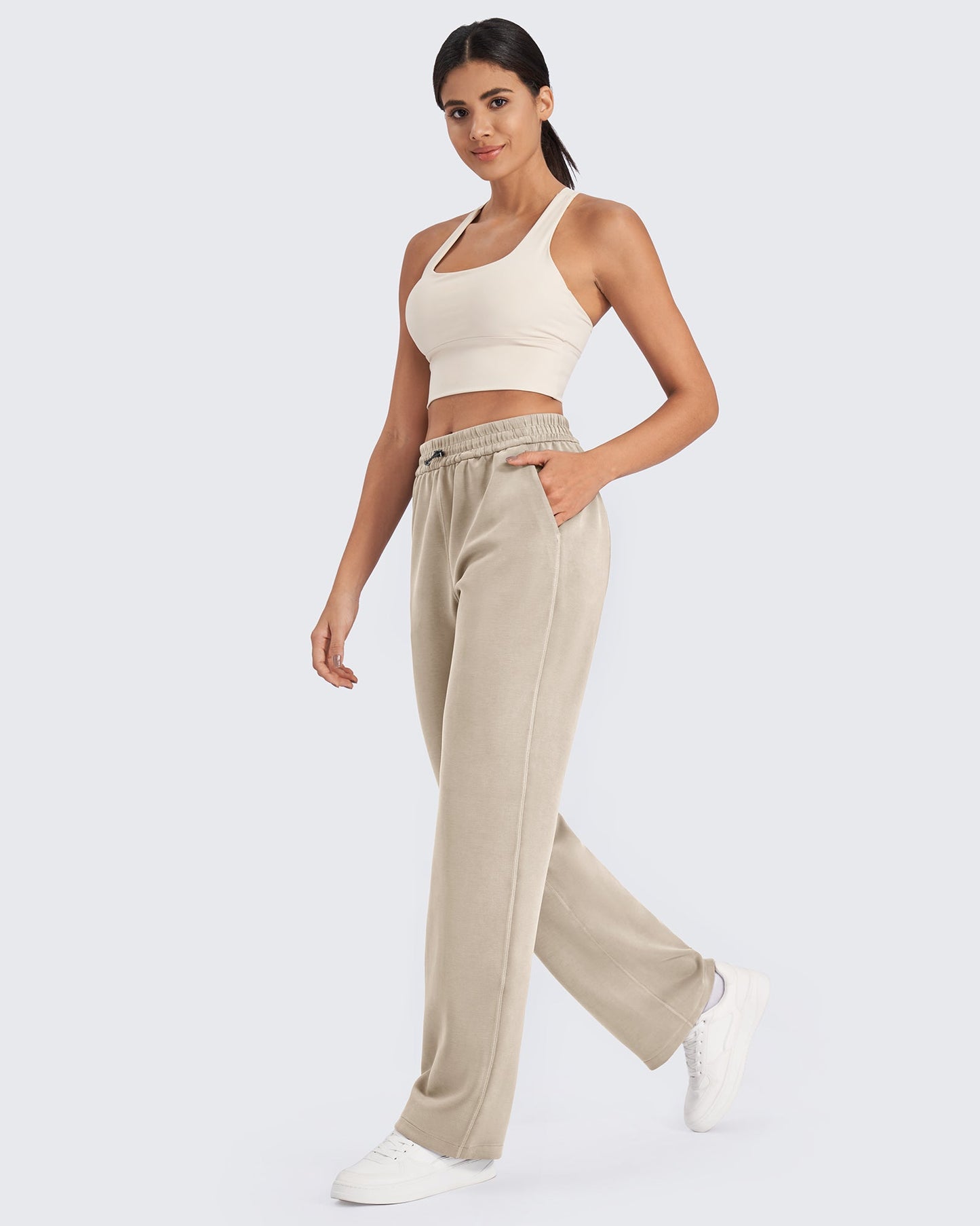 Pantalones cortos anchos de cintura media Smoofit