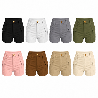 Women’s shorts new summer cargo shorts with American retro style