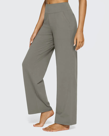 Pantalones de Negocios Informales de Talle Alto Sueltos EverGoing 27''