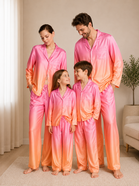 Signature Satin Long Pajama Set