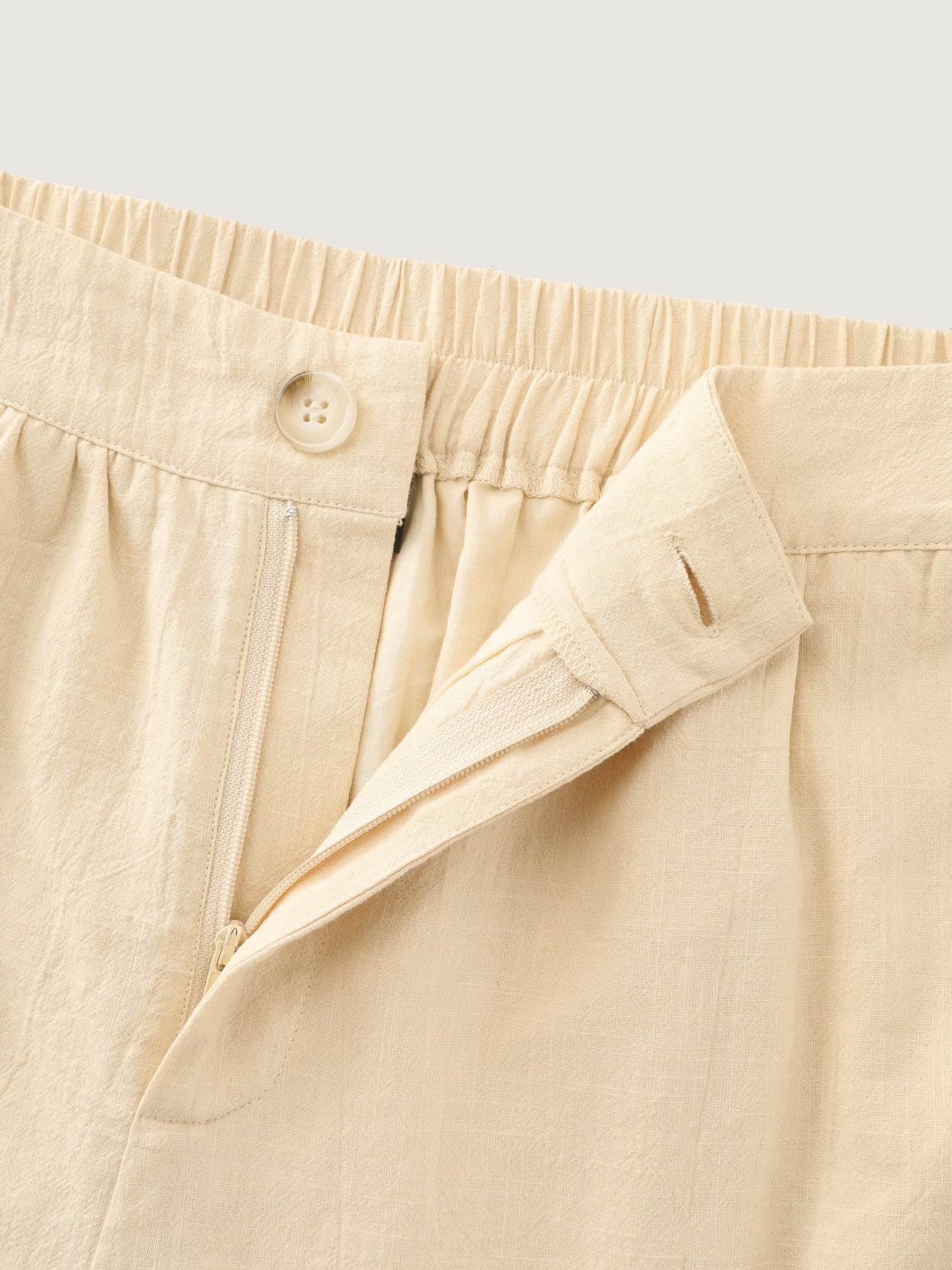 Cotton Colorful Floral Embroidered Pockets Shorts