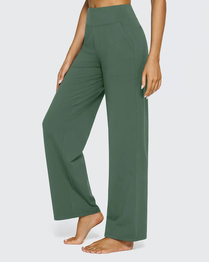 Pantalones de Negocios Informales de Talle Alto Sueltos EverGoing 27''
