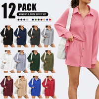 Gauze Shirt & Shorts Set*12