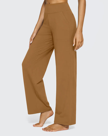Pantalones de Negocios Informales de Talle Alto Sueltos EverGoing 27''