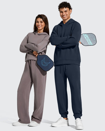 Pantalones de chándal térmicos con cordón y forro polar para hombre Smoofit
