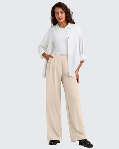 Pantalones Casuales de Vestir de Talle Alto ShiftReady