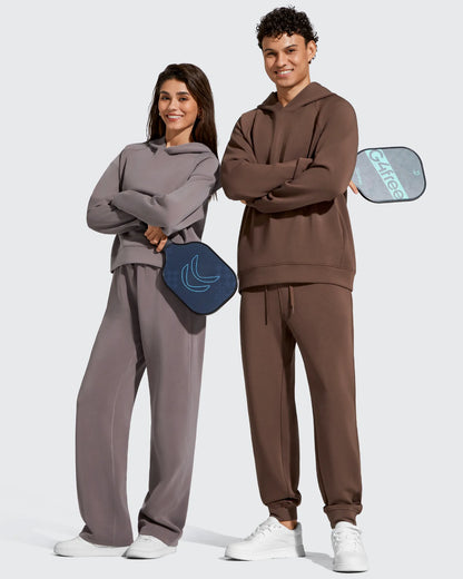 Pantalones de chándal térmicos con cordón y forro polar para hombre Smoofit