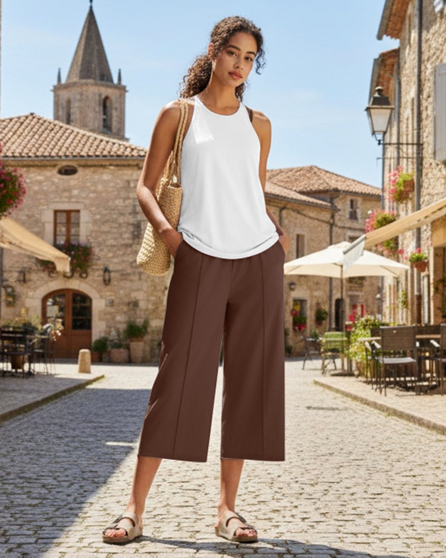 Pantalones Capri Anchos Ligeros G4Free Chillwhisp