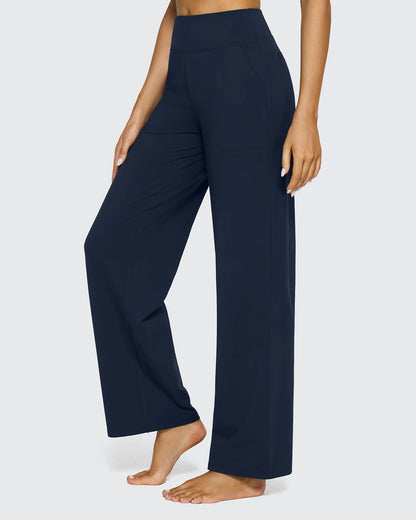 Pantalones de Negocios Informales de Talle Alto Sueltos EverGoing 27''