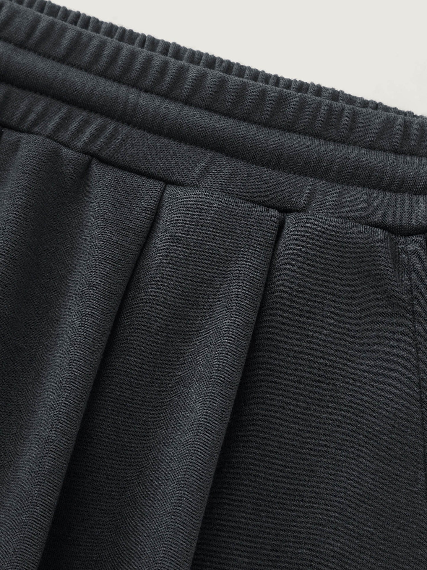Supersoft Drawstring Waist Wide-Leg Shorts