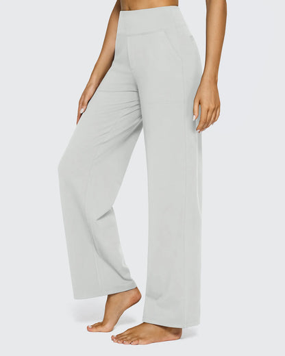 Pantalones de Negocios Informales de Talle Alto Sueltos EverGoing 27''