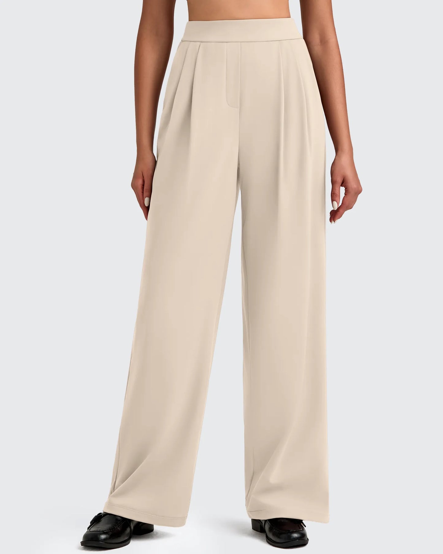 Pantalones Casuales de Vestir de Talle Alto ShiftReady