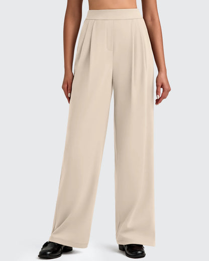 Pantalones Casuales de Vestir de Talle Alto ShiftReady