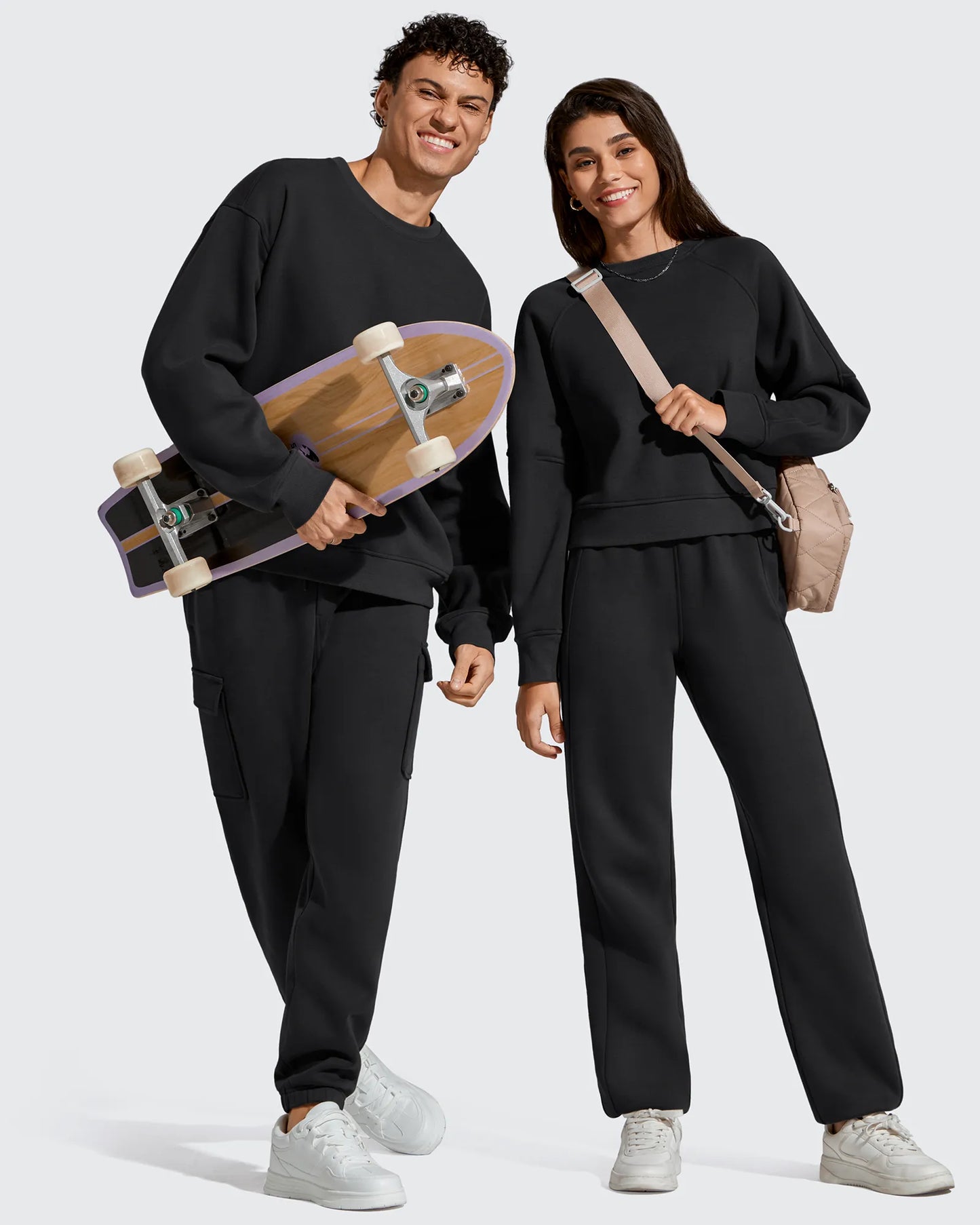 Pantalones cargo Flurrylux de algodón con forro polar y cordón para hombre