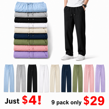 Limited-Time 12-Piece Set –  100% Cotton Linen Pantsfor Men & Women