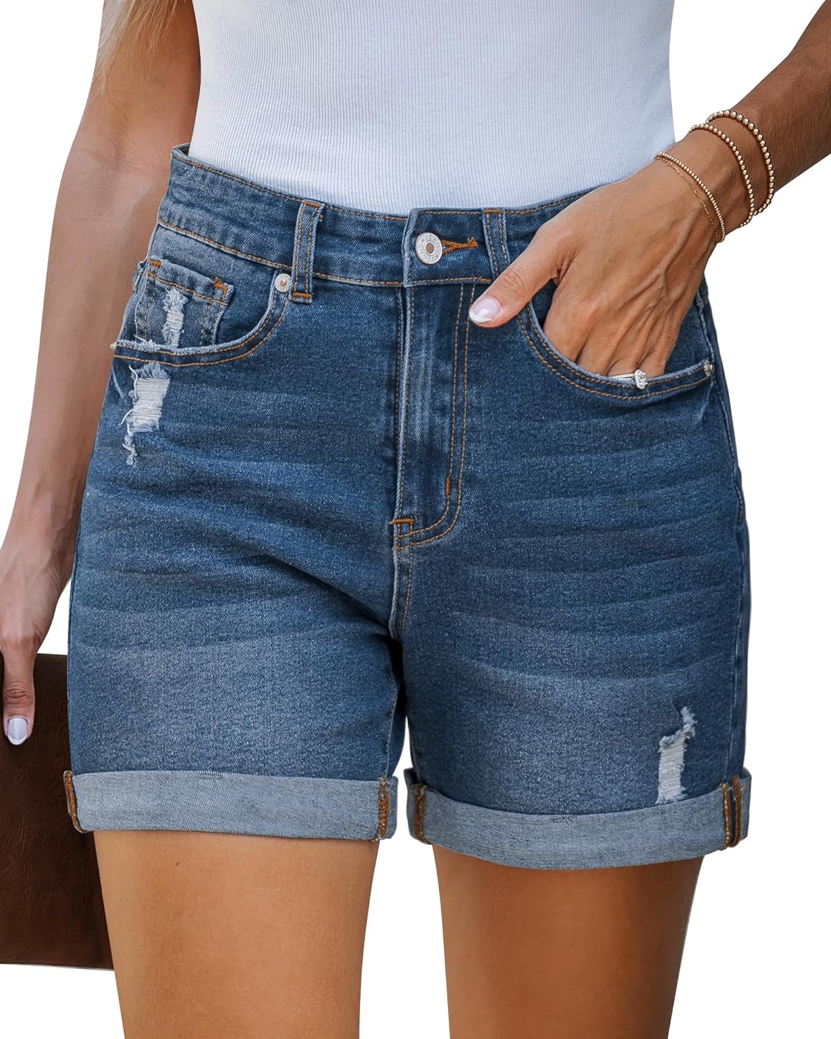 Pantalones cortos vaqueros
