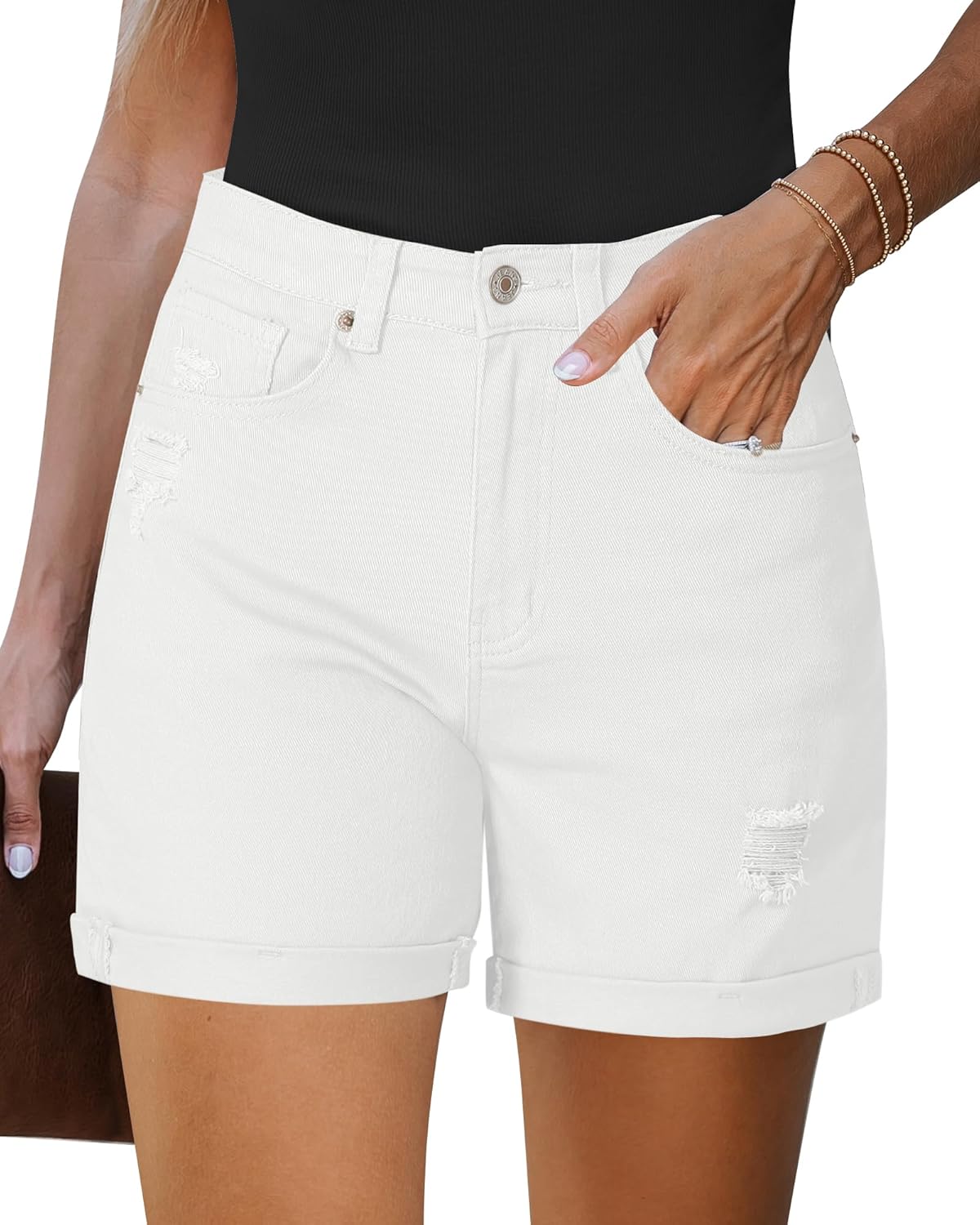 Pantalones cortos vaqueros