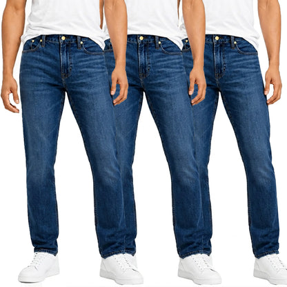 regular fit comfortable stretch waist jeans