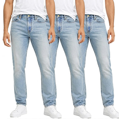 regular fit comfortable stretch waist jeans