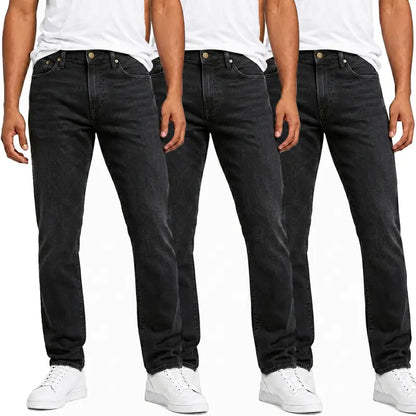 regular fit comfortable stretch waist jeans
