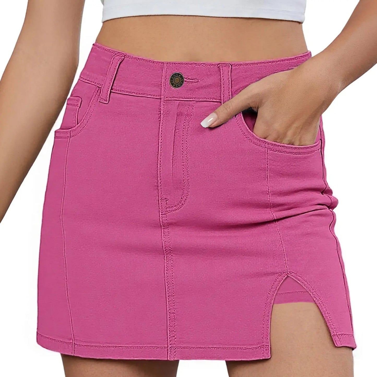 Pantalones de lino para mujer de pierna ancha, casuales, holgados, estilo Palazzo o Harem para la playa (