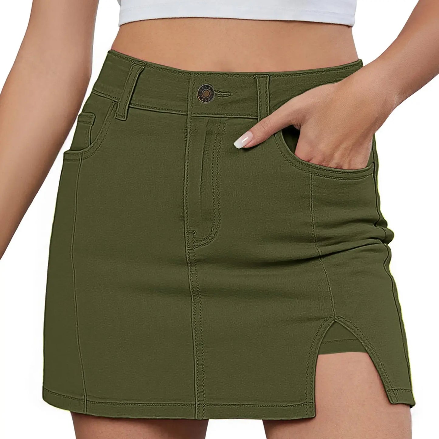 Pantalones de lino para mujer de pierna ancha, casuales, holgados, estilo Palazzo o Harem para la playa (