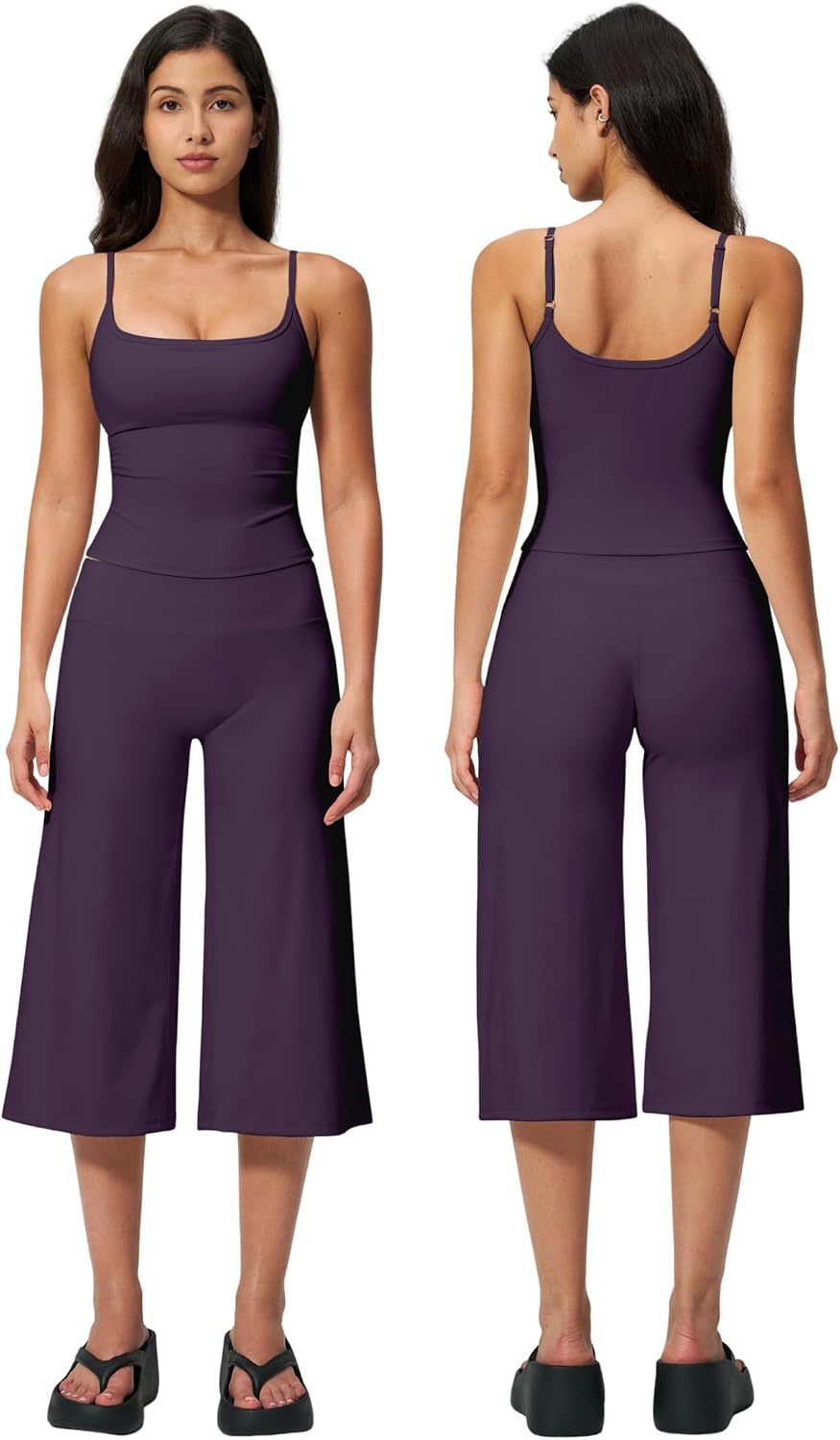 New Yoga Tank Top High Waist Quick-Dry Casual Mid-Length Pants Running Outdoor Athletic Sportswear Yoga Set for Women