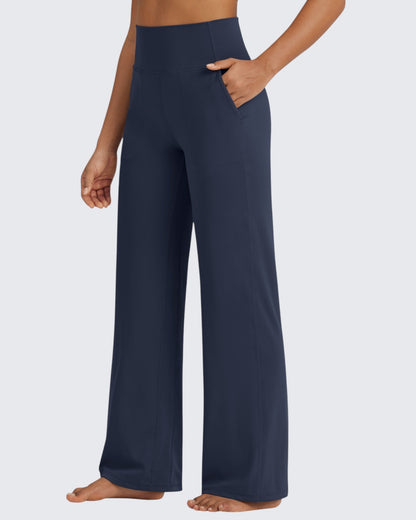 BareFeel Pantalones Elegantes de Tiro Alto Sin Costuras (Talla Alta)