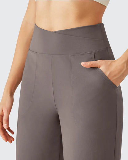 Pantalones de Yoga Anchos Hasta el Tobillo BareFeel de Gran Elasticidad