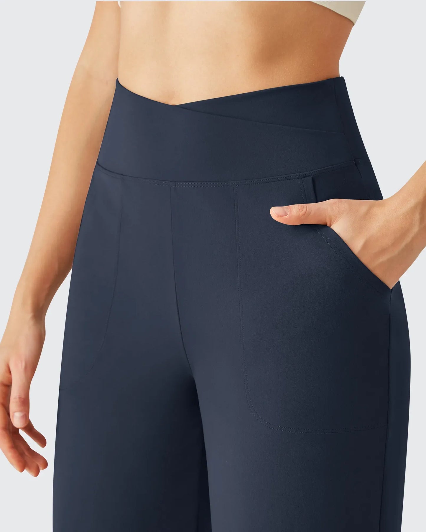 Pantalones de Yoga Anchos Hasta el Tobillo BareFeel de Gran Elasticidad