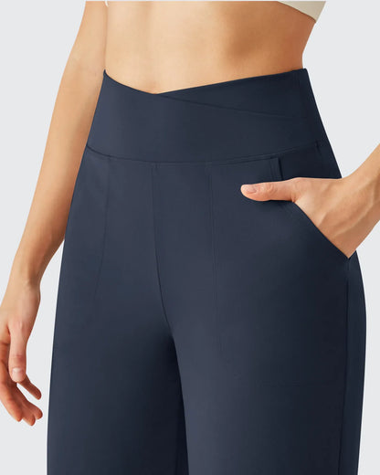 Pantalones de Yoga Anchos Hasta el Tobillo BareFeel de Gran Elasticidad