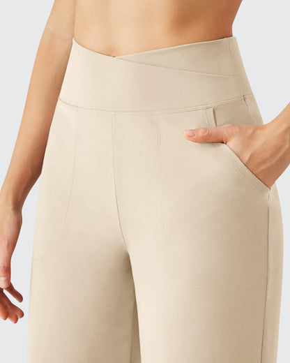 Pantalones de Yoga Anchos Hasta el Tobillo BareFeel de Gran Elasticidad
