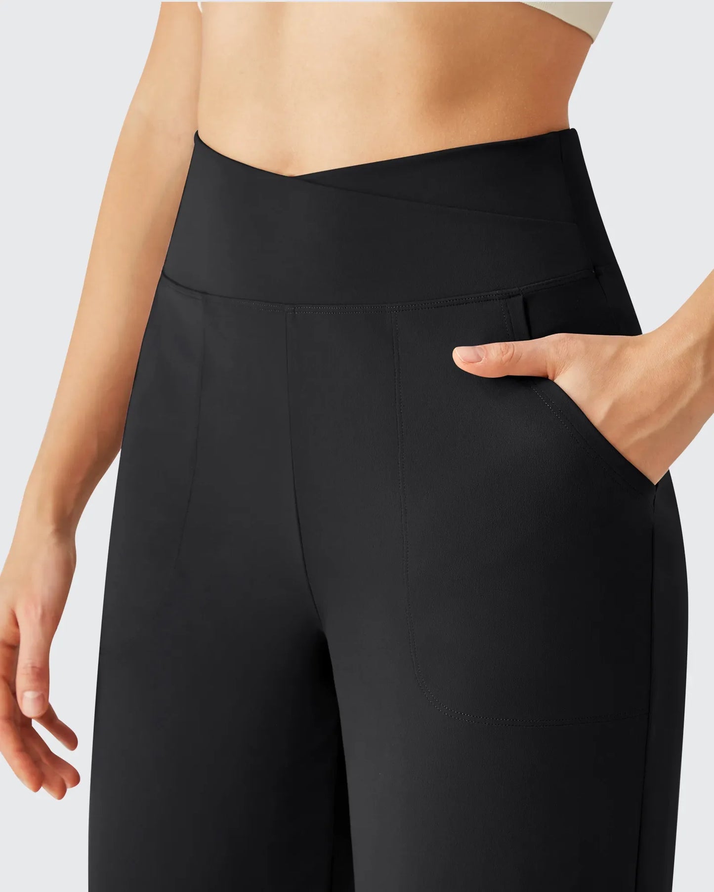 Pantalones de Yoga Anchos Hasta el Tobillo BareFeel de Gran Elasticidad