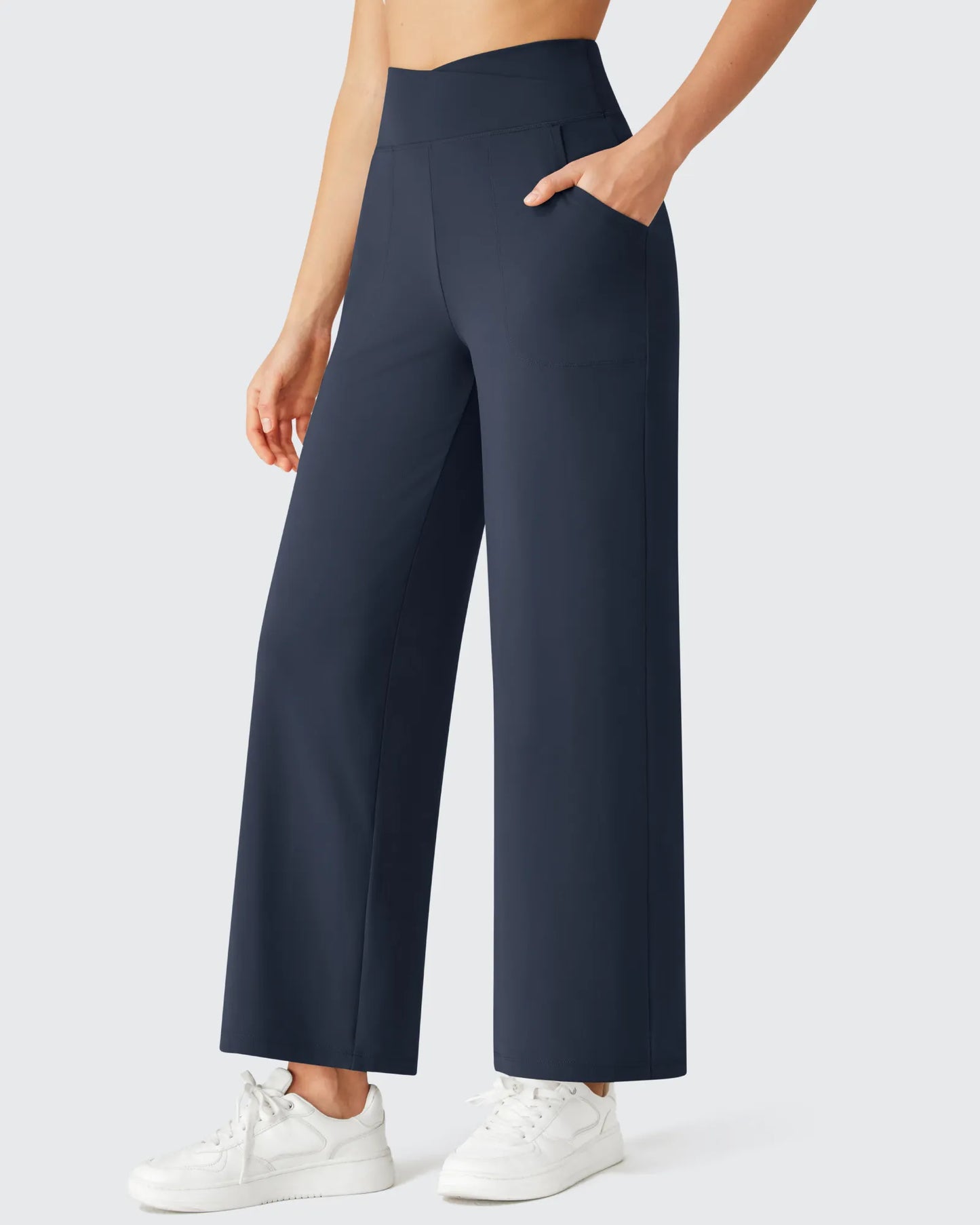 Pantalones de Yoga Anchos Hasta el Tobillo BareFeel de Gran Elasticidad
